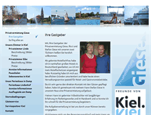 Tablet Screenshot of privatzimmer-kiel.de